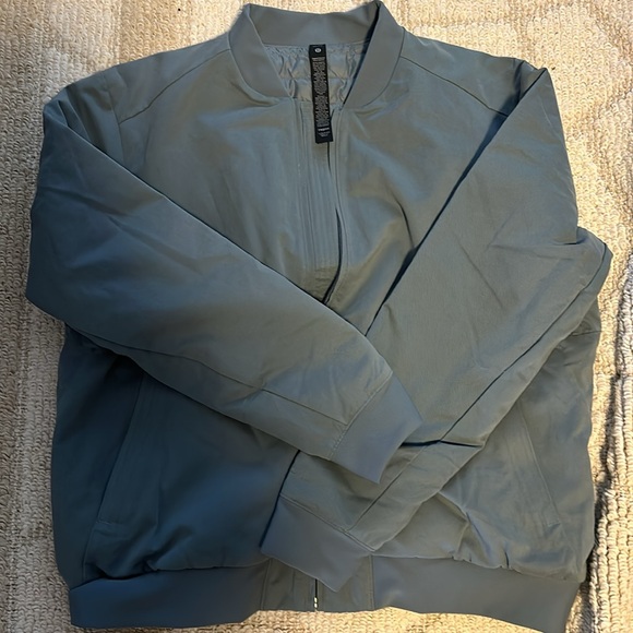 New Lululemon Mens Switch Over Bomber Jacket XXL Belgian Blue - Picture 10 of 11